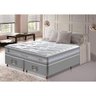 Cama Box Super King + Colchão de Molas Ensacadas D33 Cama Inbox Select Firme 193x203x70 - 1