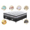 Ver imagem 3 de Cama Box Super King + Colchão de Molas Ensacadas D33 Cama Inbox Select Firme 193x203x71