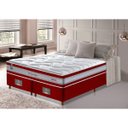 Ver imagem 1 de Cama Box Super King + Colchão de Molas Ensacadas D33 Cama Inbox Select Firme 193x203x71