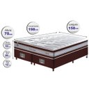 Ver imagem 2 de Cama Box Queen + Colchão de Molas Ensacadas D33 Cama Inbox Select Firme 158x198x71
