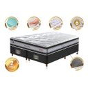 Ver imagem 3 de Cama Box Queen + Colchão de Molas Ensacadas D33 Cama Inbox Select Firme 158x198x70
