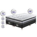 Ver imagem 2 de Cama Box Queen + Colchão de Molas Ensacadas D33 Cama Inbox Select Firme 158x198x70