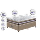 Ver imagem 2 de Cama Box Solteiro + Colchão de Molas Ensacadas D33 Cama Inbox Select Firme 88x188x70