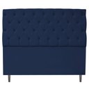 Ver imagem 2 de Kit Cabeceira Calçadeira Liverpool 160cm Queen Azul