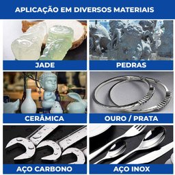 Kit 20 Pontas Diamantadas 3mm para Micro Retíficas Dremax - 4