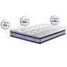 Colchão Casal de Molas Ensacadas D33 Cama Inbox Select Firme 138x188x32 Azul - 2
