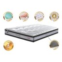 Ver imagem 3 de Colchão Casal de Molas Ensacadas D33 Cama Inbox Select Firme 138x188x32 Preto