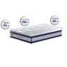 Colchão Solteiro de Molas Ensacadas D33 Cama Inbox Select Firme 88x188x32 Azul - 2