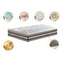 Ver imagem 3 de Colchão Solteiro de Molas Ensacadas D33 Cama Inbox Select Firme 88x188x32 Bege