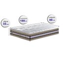 Ver imagem 2 de Colchão Solteiro de Molas Ensacadas D33 Cama Inbox Select Firme 88x188x32 Bege