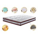 Ver imagem 3 de Colchão Queen de Molas Ensacadas D33 Cama Inbox Select Firme 158x198x32 Vinho