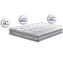 Ver imagem 2 de Colchão King de Molas Ensacadas D33 Cama Inbox Select Firme 193x203x32 Cinza