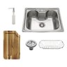 Cuba Cozinha Luxo Gourmet Inox Com Acessórios e Tábua De Corte - 1