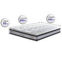 Ver imagem 2 de Colchão King de Molas Ensacadas D33 Cama Inbox Select Firme 193x203x32 Preto