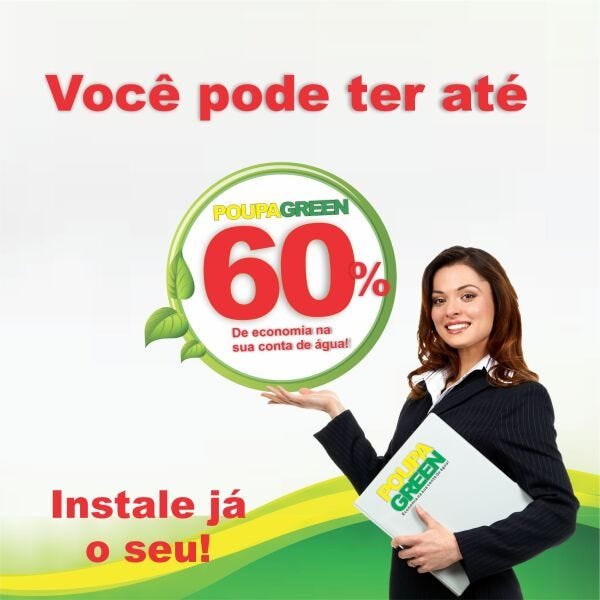 Kit 4 Bloqueador De Ar Hidrômetro Redutor D Conta PoupaGreen - 3
