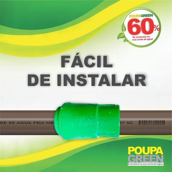 Kit 4 Bloqueador De Ar Hidrômetro Redutor D Conta PoupaGreen - 4