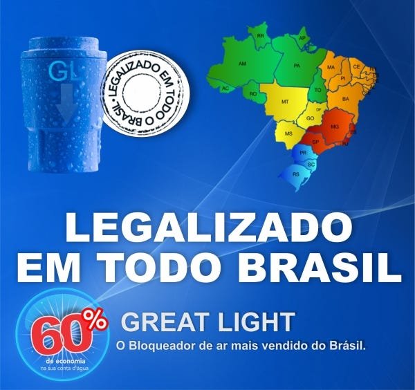 Kit 5 Bloqueador De Ar Hidrômetro, Redutor De Conta D'água Great Light - 4