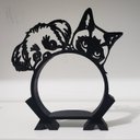 Ver imagem 4 de Suporte de Alexa para Echo Dot 4 e Dot 5 "shih Tzu e Gato"