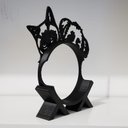 Ver imagem 5 de Suporte de Alexa para Echo Dot 4 e Dot 5 "shih Tzu e Gato"