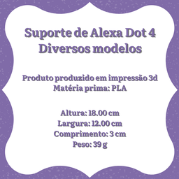 Suporte de Alexa para Echo Dot 4 e Dot 5 "shih Tzu e Gato" - 7