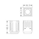 Ver imagem 5 de Módulo Downlight de Embutir Led Nordecor Tap 6668 5w Irc 90 Quadrado Bivolt Branco 2700k