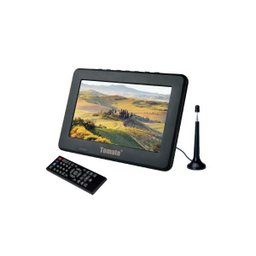 TV Portátil LED Monitor TV Digital 9 Pol Micro SD com Antena - 1