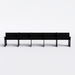Mesa Plataforma 10 Lugares Cor:preto - 2