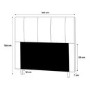 Ver imagem 2 de Cabeceira Cama Box Casal Queen Donna 160Cm Branco