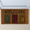 Ver imagem 1 de Tapete Bem Vindo Antiderrapante 60 X 33