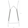 Kit 10 Suportes com Mola Pratos até 30cm Suporte para Prato Decorativo na Parede - 3