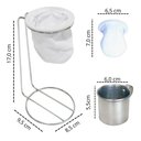 Ver imagem 2 de Suporte Coador de Café Cromado e Caneca Decor - Azul Royal