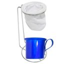 Ver imagem 1 de Suporte Coador de Café Cromado e Caneca Decor - Azul Royal
