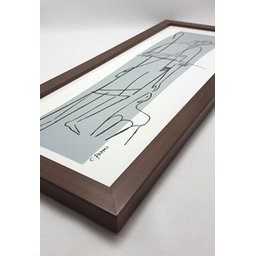 Quadro O Bom Pastor 20cm x 48,5cm - Cláudio Pastro - 3