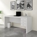 Ver imagem 4 de Mesa para Escritório Home Office ME4113 MDP Branco - Gran Belo