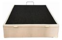 Ver imagem 1 de Cama Box Bau Bege Suede Casal Premium Blindada Super Reforçada