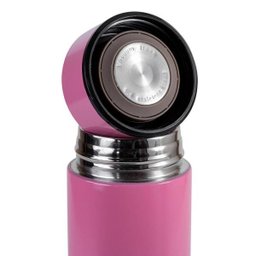 Squeeze Térmico Aço Inox Dupla Camada Água Café 500ml Rosa Termopro - 2