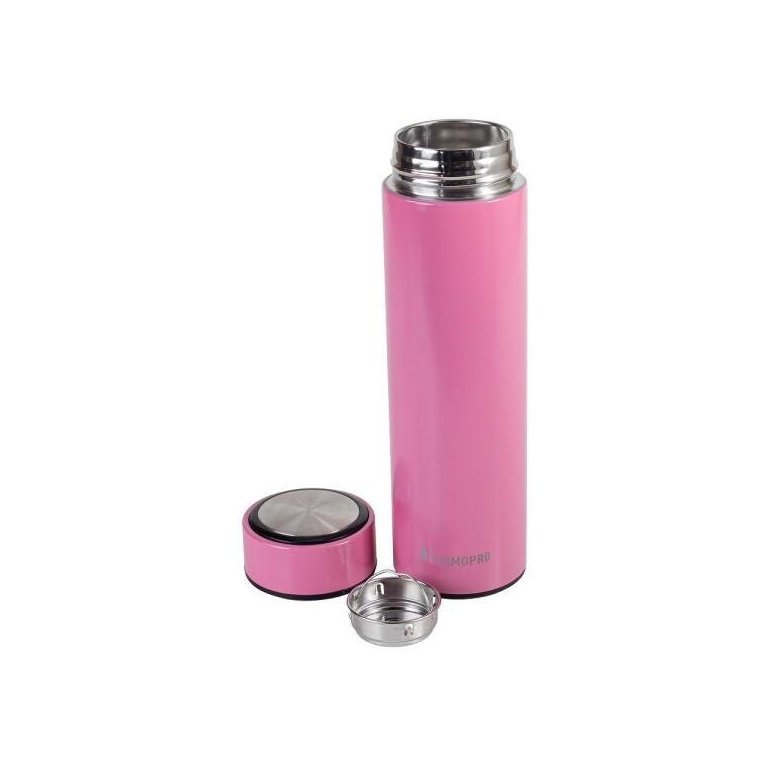 Squeeze Térmico Aço Inox Dupla Camada Água Café 500ml Rosa Termopro