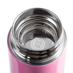 Squeeze Térmico Aço Inox Dupla Camada Água Café 500ml Rosa Termopro - 3