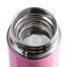 Squeeze Térmico Aço Inox Dupla Camada Água Café 500ml Rosa Termopro - 3