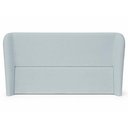 Ver imagem 4 de Cabeceira de Cama Box Viuva 1,20m Livia Boucle Azul - Mirra Decor