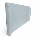 Ver imagem 3 de Cabeceira de Cama Box Viuva 1,20m Livia Boucle Azul - Mirra Decor