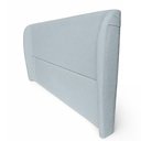 Ver imagem 5 de Cabeceira de Cama Box Viuva 1,20m Livia Boucle Azul - Mirra Decor