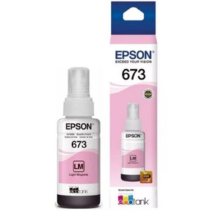 Tinta Epson Original 673 T673 T673120 Light Magenta L800 L810 L1800 L805 L850 70ml