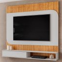 Ver imagem 2 de Painel Tv 65 Pol 150cm Bancada Suspensa James D04 Cedro/bali - Mpozenato