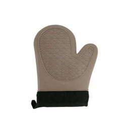 Luva em Silicone Cinza com Tecido Gourmet Mix - 1