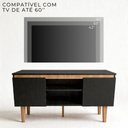 Ver imagem 6 de Rack Cava 136cm com Prateleira para TV até 60" Byhouse