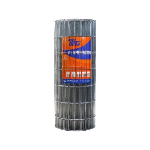 TELA SOLDADA TAG MALHA 5x15cm FIO 2,76mm RL 25X1,0m