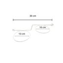 Ver imagem 3 de Kit 2 Suportes Parede para 2 Vasos Jardim Vertical Aço Branco