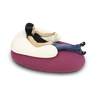 Pufe Zion - Puff Sensorial com Enchimento de Perolas de Eps - 3