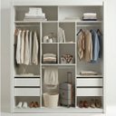 Ver imagem 2 de Guarda-roupa Casal 3 Portas 4 Gavetas 185cm Brv Móveis